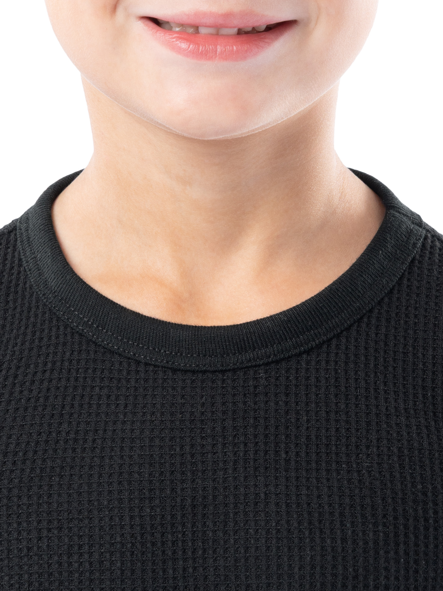 Athletic Works Boy's & Girl's Waffle Thermal Underwear Crew Top & Bottom Set, Sizes XS-XXL