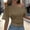 Bronze, variant on 2026 New Women's Off the Shoulder Short Sleeve Tops Summer Casual Going Out Trendy Y2k T Shirts