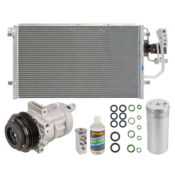 For Saturn LS & LW V6 2000-2004 A/C Kit w/ AC Compressor Condenser & Drier - BuyAutoParts