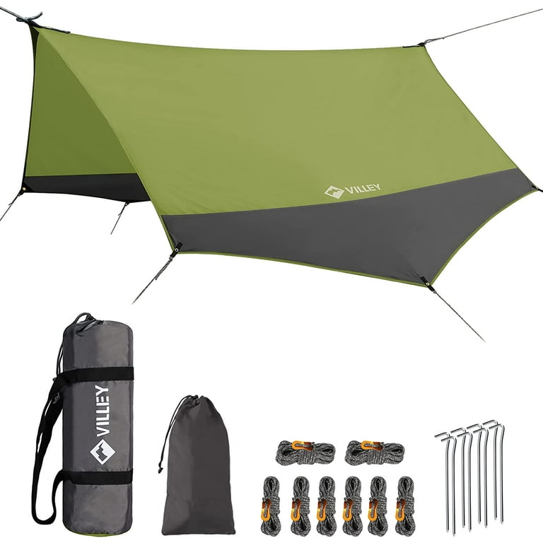 10x12 Heavy Duty Waterproof Tarp Tent Canopy Survival Gear Camping Essentials 10x12 Heavy Duty Waterproof Tarp Tent Canopy Survival Gear Camping Essentials