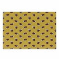 thumbnail image 1 of Playroom Cutting Board, Chess Games Horse Pieces Pattern Intellectual Game Design, Decorative Tempered Glass Cutting and Serving Board, Small Size, Turquoise Marigold, by Ambesonne, 1 of 1