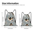thumbnail image 2 of Lukts Funny Beagle Active Dog Pattern Drawstring Backpack Bag Sport Gym Sackpack,String Backpack Sport Bag Sack,Cinch Tote Gym Backpack-Small, 2 of 6