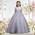 thumbnail image 2 of ATOGUTA Flower Girl Dresses for Wedding A Line Pageant Dresses for Girls Princess Party Prom Ball Gowns Size 5T-16, 2 of 7