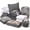 Grey, variant on Virtu Back to College Dorm Room Essentials, Twin XL Comforter Sets, Dorm Bedding, Twin Xl Bed In a Bag with All Dorm Accessories and Bedding, Linen