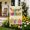 Color 1, variant on Rdsfhsp Linen Garden Flag Happy Birthday Balloon Cake Pennant Farmhouse Yard Decor Festive Celebration Outdoor Porch Banner Double Sided Decoration 12x18