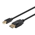 thumbnail image 2 of Monoprice Mini DisplayPort 1.2 to DisplayPort 1.2 Cable - 6 Feet - Black | Supports up to 4K Resolution and 3D Video - Select Series, 2 of 6