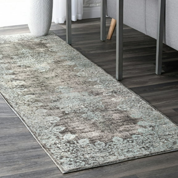 nuLOOM Vintage Corene Area Rug, 2' 6" x 6', Runner, Corene Teal