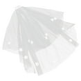 thumbnail image 4 of NUOLUX 1pc Bride Wedding Dress Veil Elegant Bridal Veil Romantic Wedding Party Veil, 4 of 6