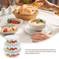 thumbnail image 5 of KAKOWELY Multifunctional Enamel Bowls for Kitchen Use Easy to Clean and Practical Multi Color 3pcs,4.72"X4.72"X1.97", 5 of 5