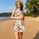 thumbnail image 3 of Balery Sunflowers And Butterflies Vestidos de verano para mujer con estampado: vestido holgado sin mangas, vestido playero informal y cómodo para días calurosos., 3 of 7