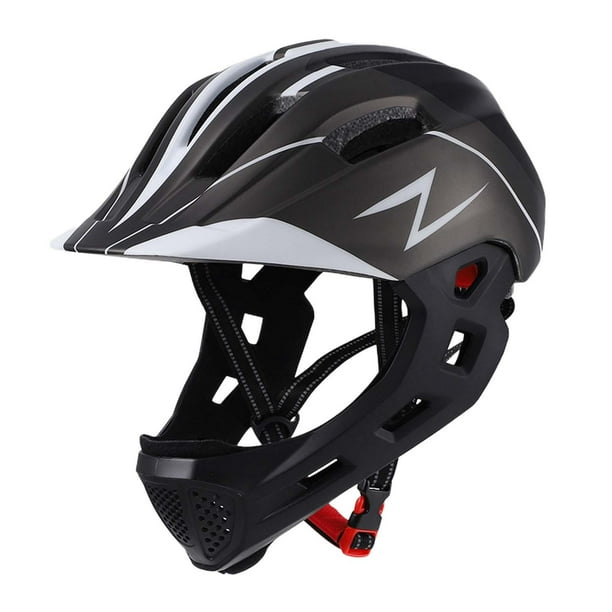 Casco de bicicleta para niños, casco de ciclismo de carretera, casco de bicicleta para niños y niñas, casco deportivo para ciclismo, escalada en roca Negro