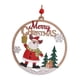 thumbnail image 1 of Adornos colgantes navideños Colgante navideño Placa de madera Etiqueta colgante Creativa Alce Papá Noel, 1 of 9