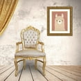 thumbnail image 3 of Allen, Kimberly 26x32 Gold Ornate Wood Framed with Double Matting Museum Art Print Titled - Llama Love 1, 3 of 4