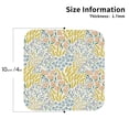 thumbnail image 2 of Pofeuu Boho Print Coasters for Drinks, 4Pack PU Leather Coasters, Bar Drink Coasters for Tabletop Protection, Furniture from Damage-Square, 2 of 6