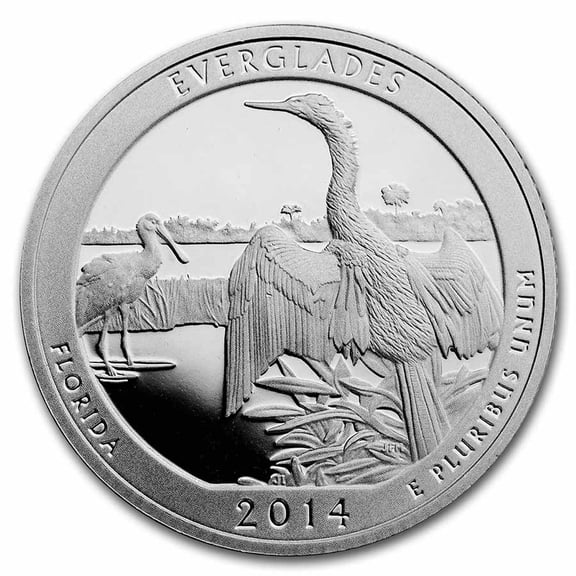 2014-S ATB Quarter Everglades National Proof (Silver)