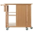 thumbnail image 4 of Winsome Wood Douglas Utility Kitchen Cart, Natural Finish, 4 of 14
