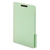 Pendaflex Earthwise Heavy-Duty Pressboard Folders, 1/3 Tab, Legal, Green, 3": Exp., 25/Box