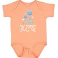 thumbnail image 3 of Inktastic My Poppy Loves Me Boys Giraffe Grandson Boys Baby Bodysuit, 3 of 5