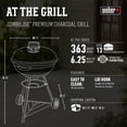 thumbnail image 6 of Weber Jumbo Joe Premium 22" Black Charcoal Grill, 6 of 18