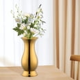 thumbnail image 2 of GUOOL Flower Vase Tabletop Decorative Vases Dried Flower Container for Office Ornament Gold, 2 of 9