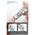 thumbnail image 3 of Double Ended and Double-Edged Anti Splash Nail Clippers, toenail Clippers, Oblique Curved Blade Nail Clippers, 3 of 9