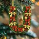 thumbnail image 3 of Adornos navideños artesanales decorativos para el árbol, monogramas decorativos acrílicos 2D con gorro de Papá Noel, 26 letras, adornos navideños colgantes para manualidades, decoración navideña para, 3 of 5