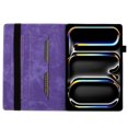 thumbnail image 2 of Allytech Flip Wallet Case for iPad Pro 11 Inch M4 (2024), Auto Sleep/Wake, Pencil Holder & Card Slots, Lovely Pattern PU Leather Shockproof Slim Fit Kickstand Case - Purple, 2 of 8