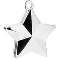 thumbnail image 1 of 1 Piece Shiny Silver Star Balloon Weight 170g, 1 of 4