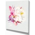 thumbnail image 2 of Illustration Aquarelle de Rose Rose - Impression sur Toile Florale, 2 of 3