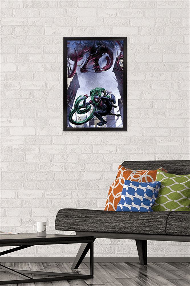 Marvel Comics - Spider-Man, Carnage, Scorpion - Absolute Carnage Miles Morales #1 Wall Poster, 14.725" x 22.375", Framed
