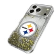 thumbnail image 2 of Pittsburgh Steelers Linen Logo iPhone Glitter Case, 2 of 6