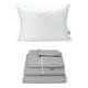 thumbnail image 1 of Sábanas Individual Royal Gris Perla + Almohada Royal, 1 of 8