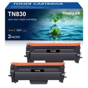 TN830 TN 830XL Toner Cartridges Compatible for Brother TN-830 TN830 TN830XL MFC-L2820DW HL-L2405W HL-L2460DW DCP-L2640DW HL-L2480DW HL-L2465DW Laser Printers (Black 2-Pack)