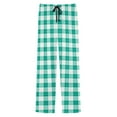 thumbnail image 6 of BiZtdJrK Plaid Pajama Pants for Men Lightweight Soft Pj Bottoms with Pockets Christmas Flannel Sleepwear Lounge Clothing, Mint Green, L, 6 of 7
