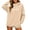 Khaki-02, variant on Nugftut Hoodies for Women Long Sleeve Trendy Sweatshirt Comfort Pullover with Pocket