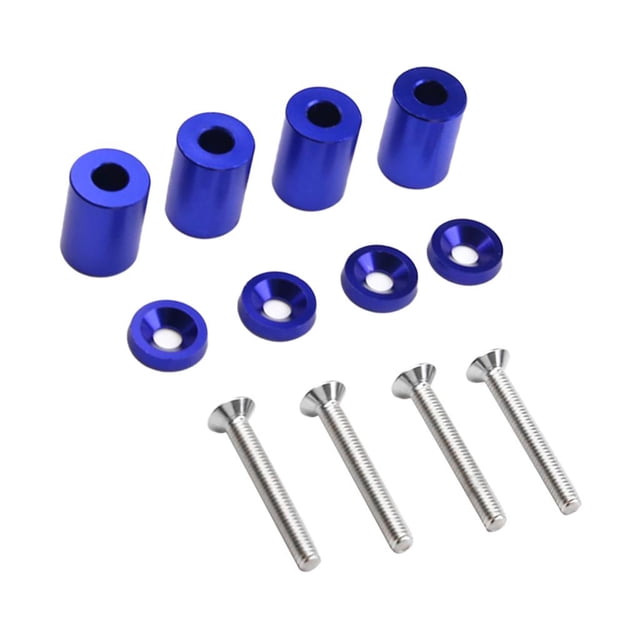 Almencla Engine Hood Vent Spacer Riser Kits Universal Hood Spacer Blue
