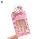 thumbnail image 2 of Pegatinas de uñas infantiles de Sanrio Katie Kuromi Girl, lindas pegatinas de uñas desmontables para niños, uñas dulces y lindas., 2 of 2