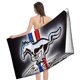 thumbnail image 4 of Ford Mustang Toalla de playa de secado rápido con diseño temático, regalo para mujeres y niñas, ideal para cumpleaños, fans, amantes de la música, uso en la playa o al aire libre, 78 × 150 cm, 4 of 6