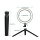 10 Inch LED Ring Light with Tripod Stand 3200K-5500K Dimmable Table ...