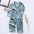thumbnail image 6 of Youmylove Kids Pajamas Toddler Tops Pants Baby Girls Rabbit Sleepwear Pajamas Outfits Cartoon Boys Girls Outfits Set, 6 of 9