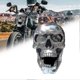 thumbnail image 3 of Fashion Halloween Led Motorcycle Resin Skull Headlight Motorbike High Low Beam Lamp For Halloween Skull Head Decorationsilver1pcs, 3 of 4