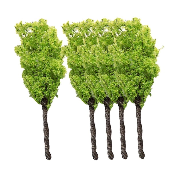 5 Uds., Modelo en Miniatura de Plástico, árboles Frutales, Trenes de Construcción, Altura de Juego de , 70mm - J (9 cm alto) 10cm Baoblaze Árboles de paisaje a escala
