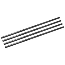 Uxcell 4Pcs Carbon Fiber Tube 6 x 8 x 330mm Pultruded Carbon Fiber Tubing for RC Airplane Kite Wing Quadcopter Arm