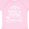 thumbnail image 4 of Inktastic Pepaw and Mimi Love Me Boys or Girls Baby Bodysuit, 4 of 5