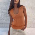 thumbnail image 2 of Bovemsi Silk Camisole Tops for Women Summer Sweater Vest Sleeveless Ribbed Knit Camisoles for Under Clothes, 2 of 9