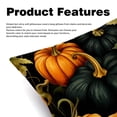thumbnail image 2 of Thanksgiving Pumpkin Throw Pillow Covers Set of 2 - 16x16, 18x18, 20x20 Inches - Unique Patterns - Ideal for Bed Pillow, Throw Pillows for Various Occasions, 2 of 6