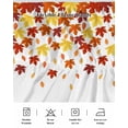 thumbnail image 5 of Maple Leaves Bed Skirt King Size 16 Inch Drop, Fall Leaf Autumn Plant Floral Wrap Around Dust Ruffle Bedskirts, Wrinkle & Fade Resistant Easy Fit Bedskirt with Adjustable Elastic, 5 of 8