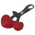 thumbnail image 5 of Unique Bargains Fashion Heart and Cherry Handbag Charm Wine Red 1 Pc, 5 of 5