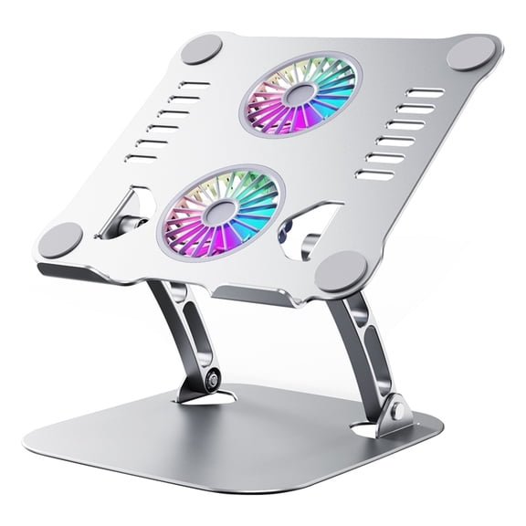 Laptop Cooling Pad with Fan Rotatable Adjustable Aluminum Alloy Bracket for All Tablets