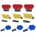 thumbnail image 3 of Dalazy 20 Pcs Couvre-Écrou de Roue de Voiture Universel Remplacement Accessoires Modifiés Bleu 19mm, 3 of 6